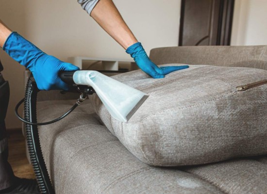 Upholstery steam cleaning